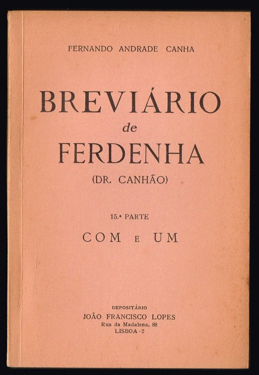 BREVIRIO DE FERDENHA (Dr. Canho) - Com e Um 15 parte